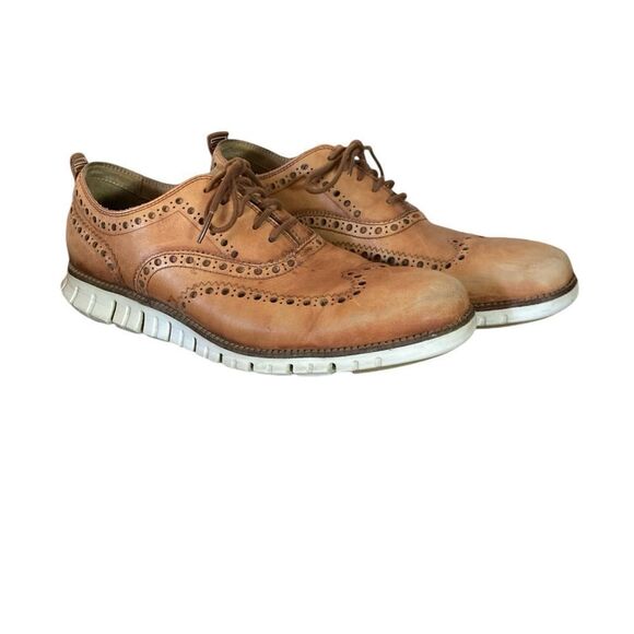 Cole Haan Shoes Men’s Size 8.5 Wingtip Oxford - Picture 1 of 13